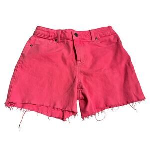 Girls Neon Pink Cut Off Denim Shorts by Cat & Jack